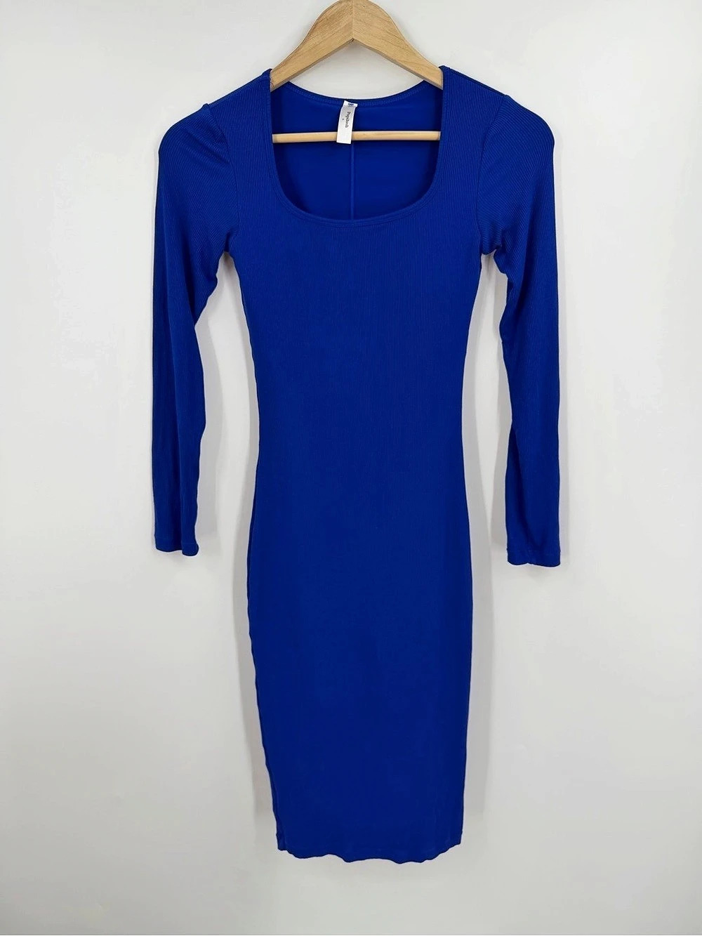 Popilush Shapewear Midi Dress S Cobalt Blue Date Night Sculpting